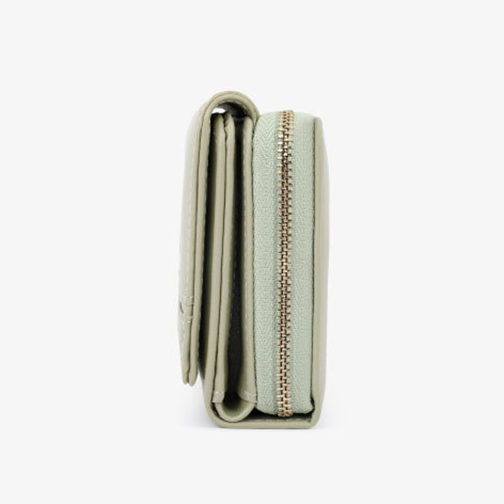 TAILIAN T2713-015 Leather Trifold Ladies Wallets Coin Zipper Long Purse TAILIAN T2713-015 Leather Trifold Ladies Wallets Coin Zipper Long Purse